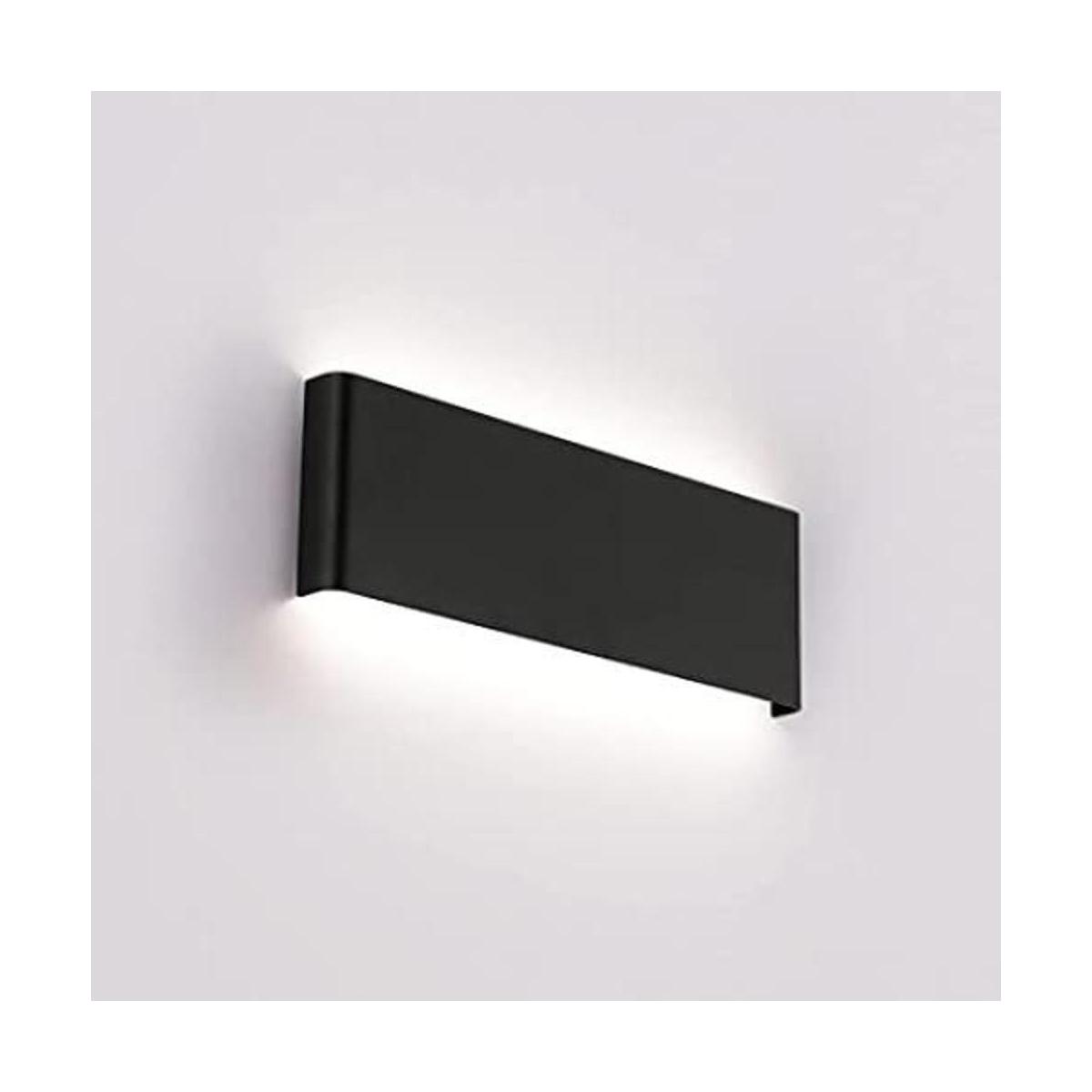Lámparas de pared LED negras de 16 pulgadas para