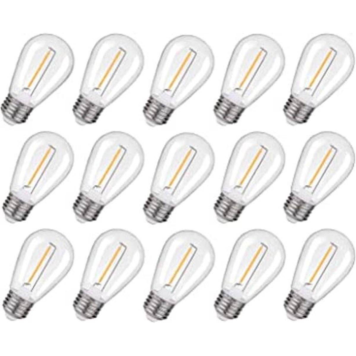 LIHUIJIAJU Bombilla LED Edison S14 inastillable e