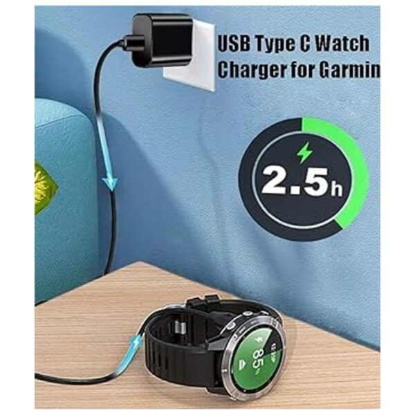 Carga de reloj para reloj Garmin Watch cargador USB_2
