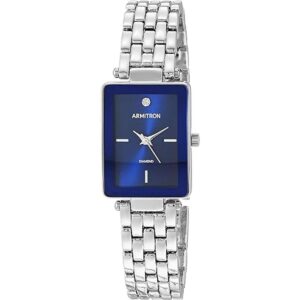 Armitron Reloj de pulsera en tono plateado con esfera de_1