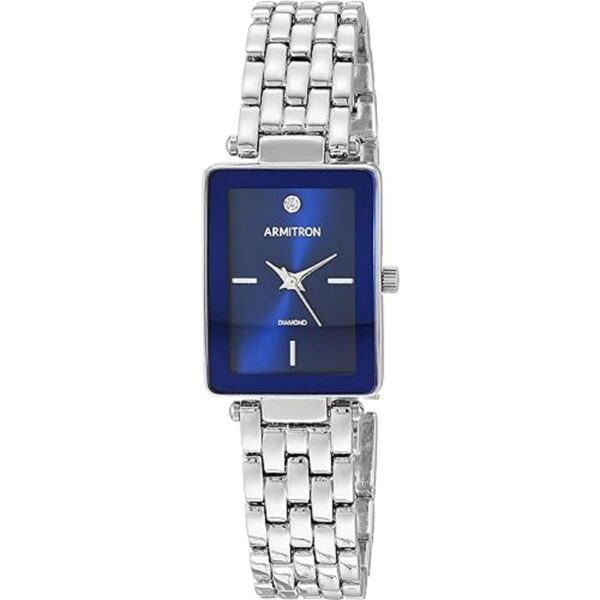 Armitron Reloj de pulsera en tono plateado con esfera de_1