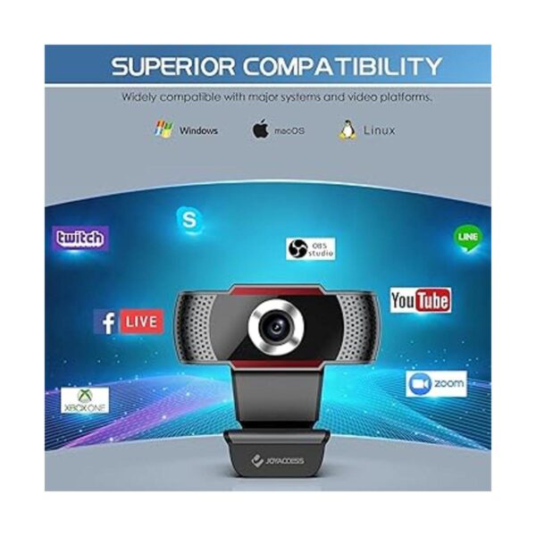 J JOYACCESS Cámara web 1080P con micrófono cámara web con_2