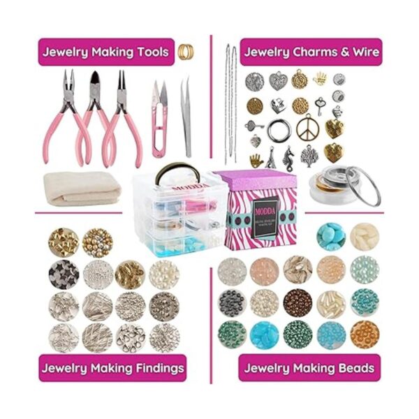 MODDA Kit de fabricación de joyas de lujo con curso de_3