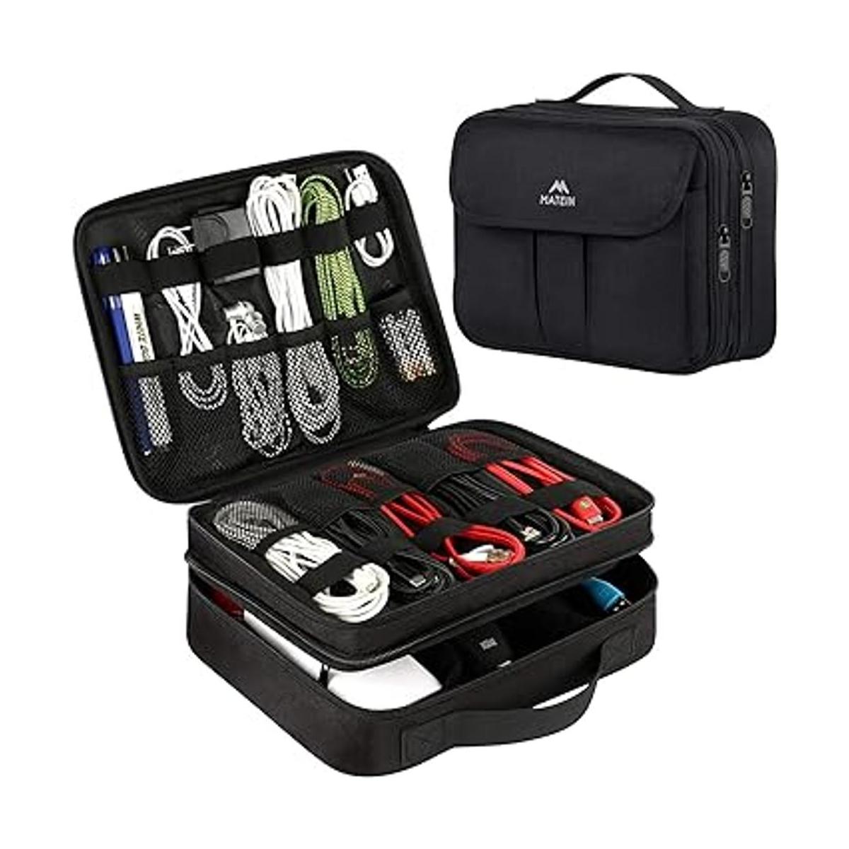 Matein Organizador de electrónica impermeable funda de