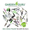 Garden Guru Rastrillo de mano de acero inoxidable con
