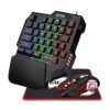 MFTEK Combinación de teclado y mouse para juegos con una