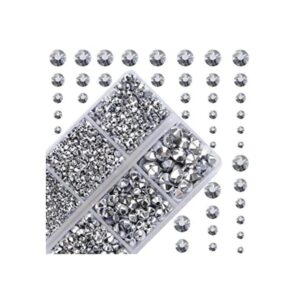 4000 piezas de diamantes de imitación redondos