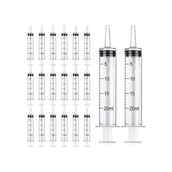 Jeringa de medición líquida de plástico con medida 0.7 fl