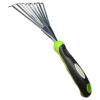 Garden Guru Rastrillo de mano de acero inoxidable con