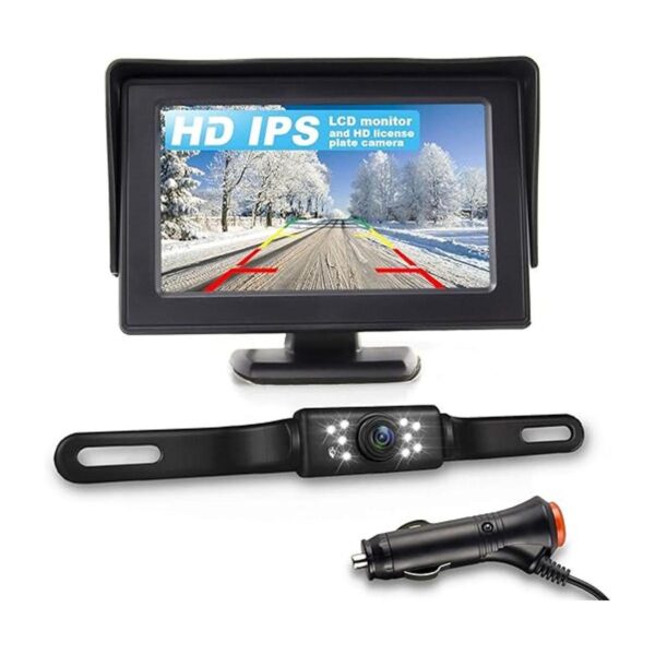 JPP Kit de cámara de respaldo HD y monitor sistema de_1