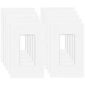 MLLIZH Paquete de 10 platos de pared sin tornillos de 1