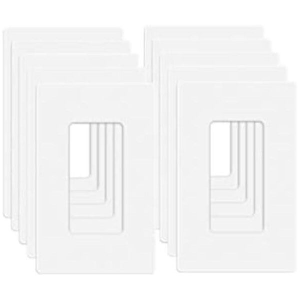 MLLIZH Paquete de 10 platos de pared sin tornillos de 1