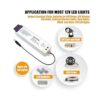 PLUSPOE 50W controlador LED regulable 110V AC12V DC_2