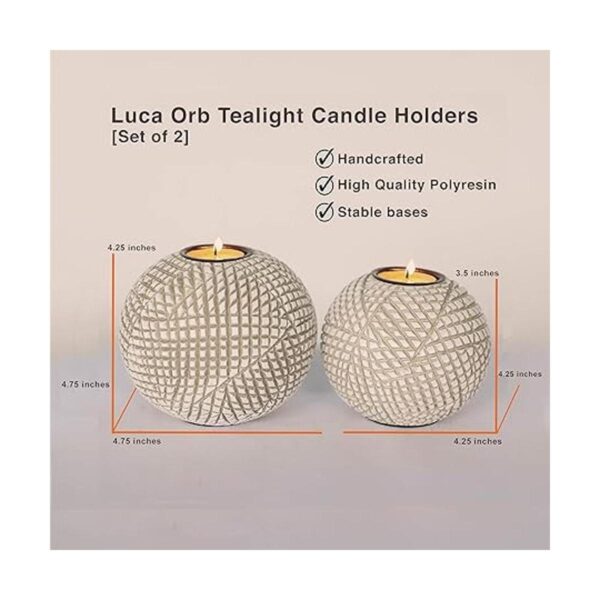 Luca Orb Portavelas 2 unidades caja de regalo centro