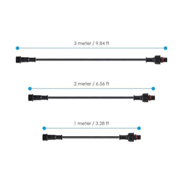 BTFLIGHTING 5 cables de extensión IP65 de 3.28 pies de 3.3_2