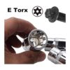 Juego de llaves E Torx hembra 38 12 14 unidad E4 E24