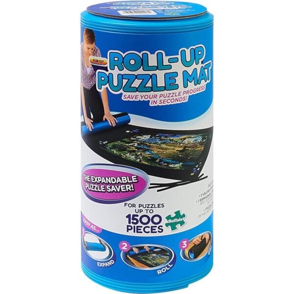Buffalo Games Tapete de rompecabezas enrollable color azul_1