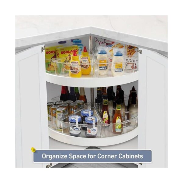 Leeden Lazy Susan Organizador de gabinete con asa 10.2 x_5