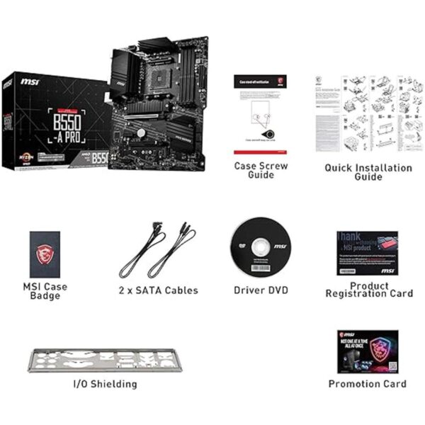 MSI Placa base B550A PRO ProSeries AMD AM4 DDR4 PCIe_2