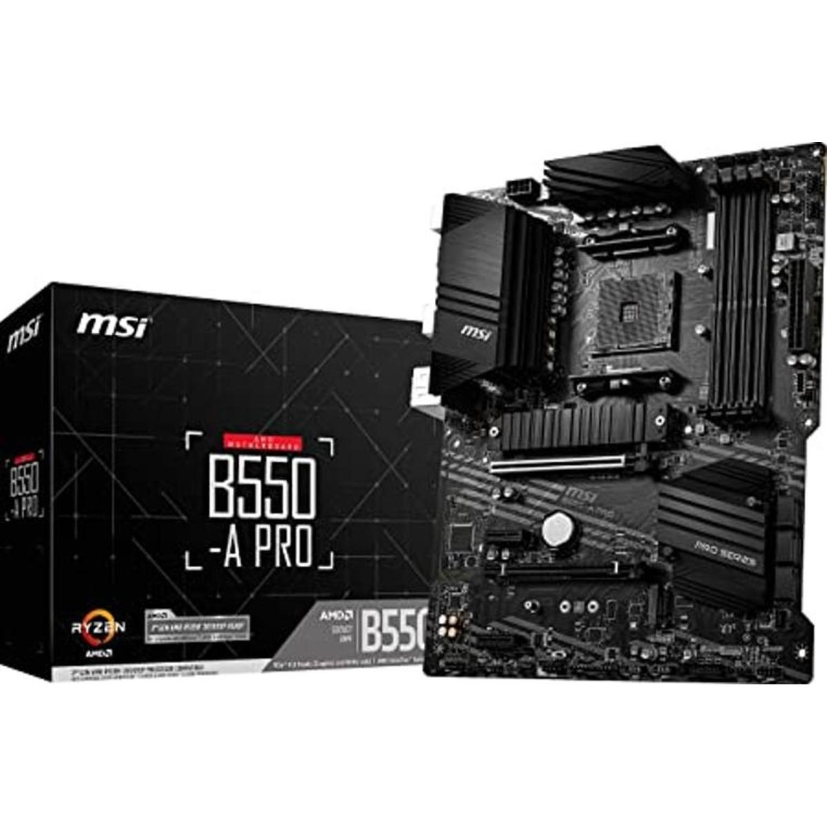MSI Placa base B550A PRO ProSeries AMD AM4 DDR4 PCIe