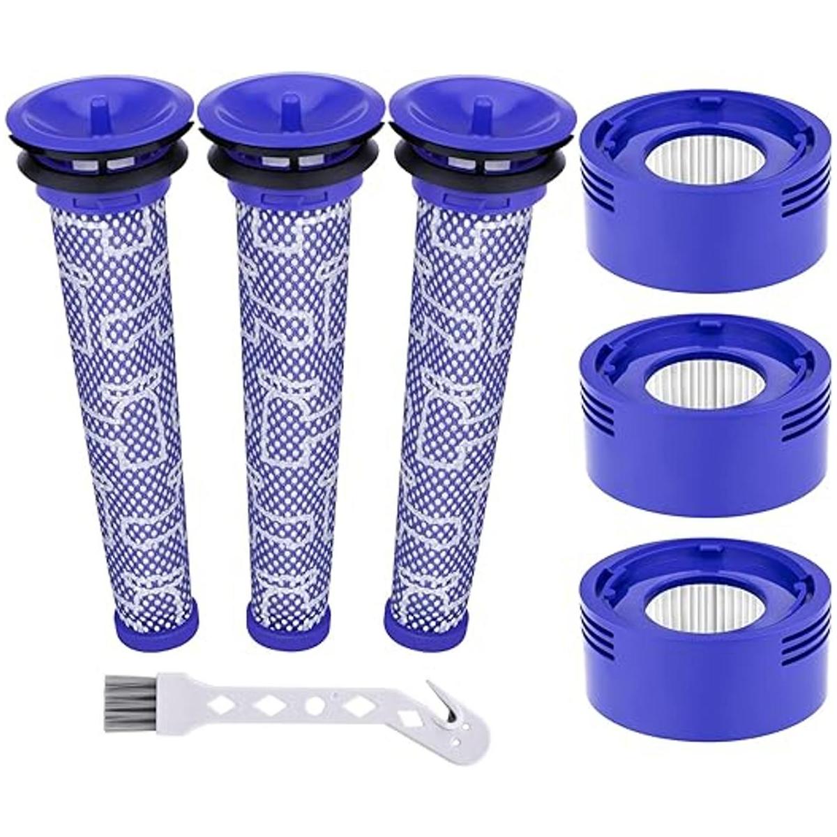 Leadaybetter Filtro de vacío de repuesto para Dyson V7 V8