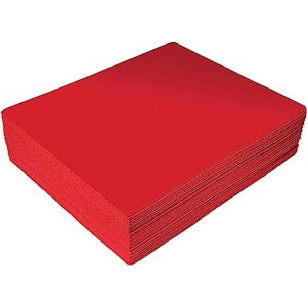 Better Office Products Hojas de espuma EVA rojas paquete