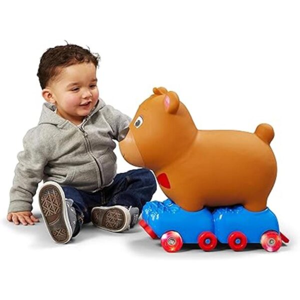 Kid Trax Silly Skaters Bear Toddler Foot to Floor Ride On