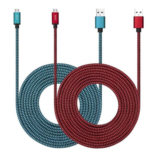 Cable micro USB de 10 pies con carga rápida de 3 A_1