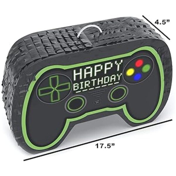Jergrim Piñata con control de videojuegos palo pequeño_2