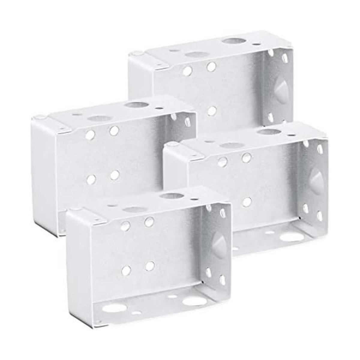 Hotop 4 piezas ciegas soportes de 2 pulgadas de perfil