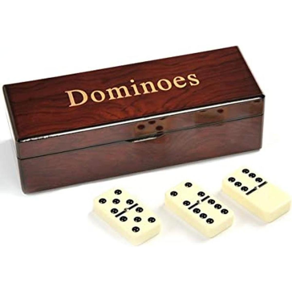 MINGXUN Juego de regalo doble de 6 dominós 28 azulejos