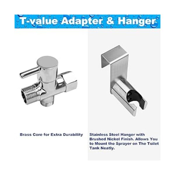 H.E Home Pulverizador de bidé para inodoro un rociador_3