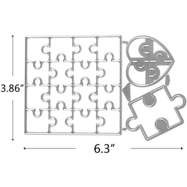 Rompecabezas de metal troquelado plantilla moldes para_2