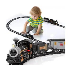 Lucky Doug Juego de tren eléctrico de Navidad para niños_1