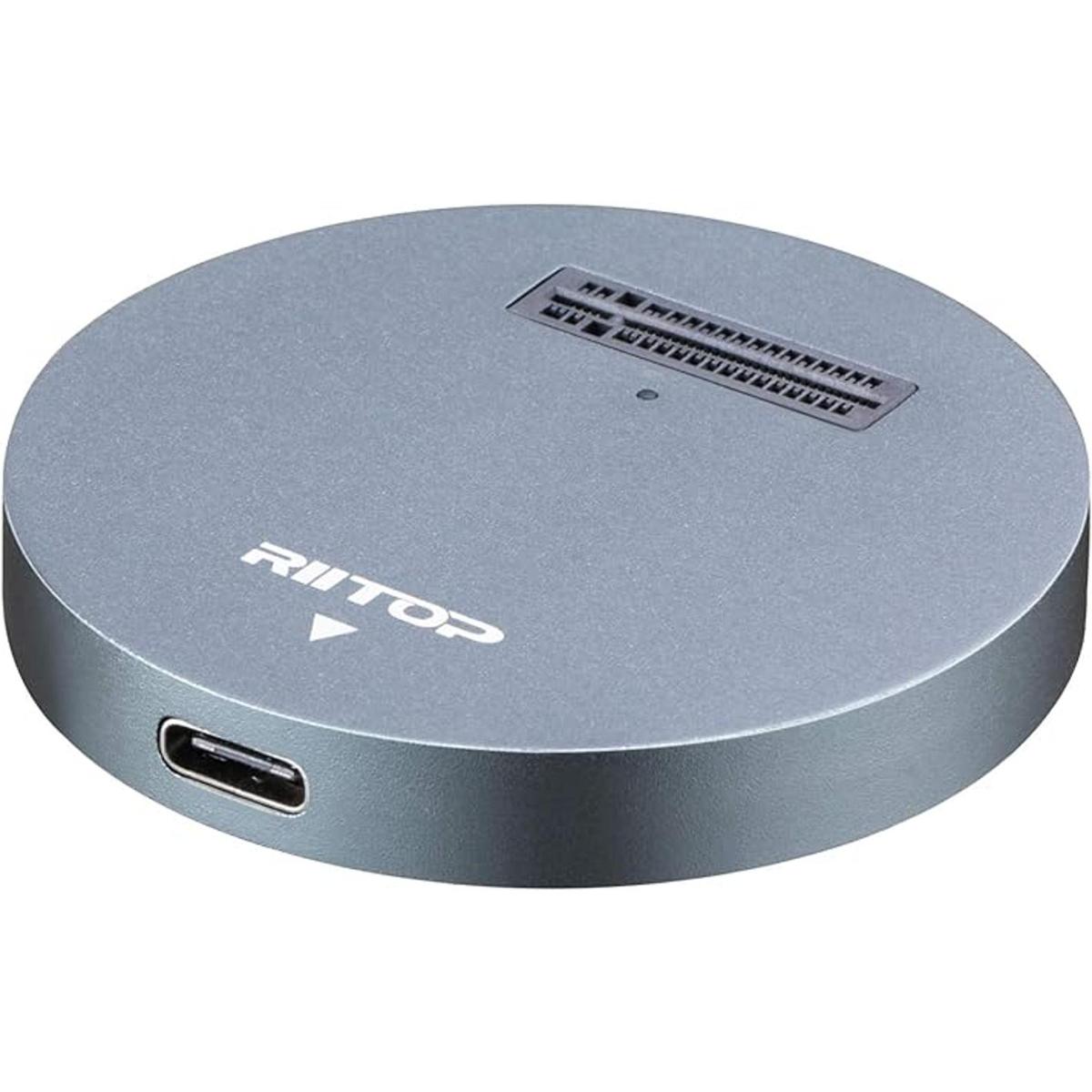 RIITOP NVMe to USB Docking Station External M.2 PCIe NVMe