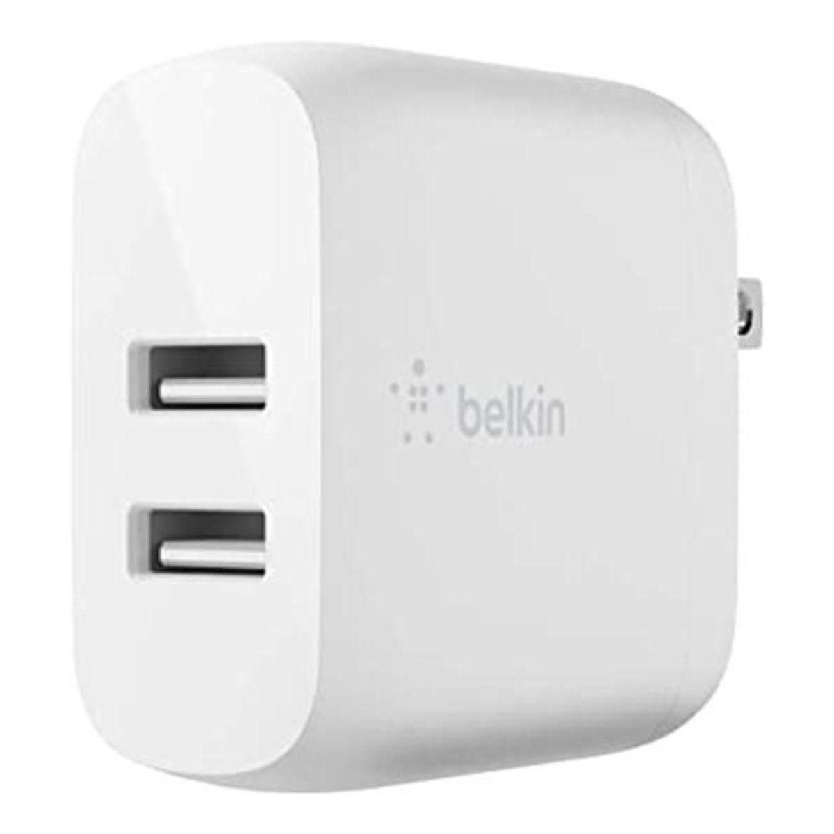 Belkin Cargador USB dual de 24 W cargador USB doble de