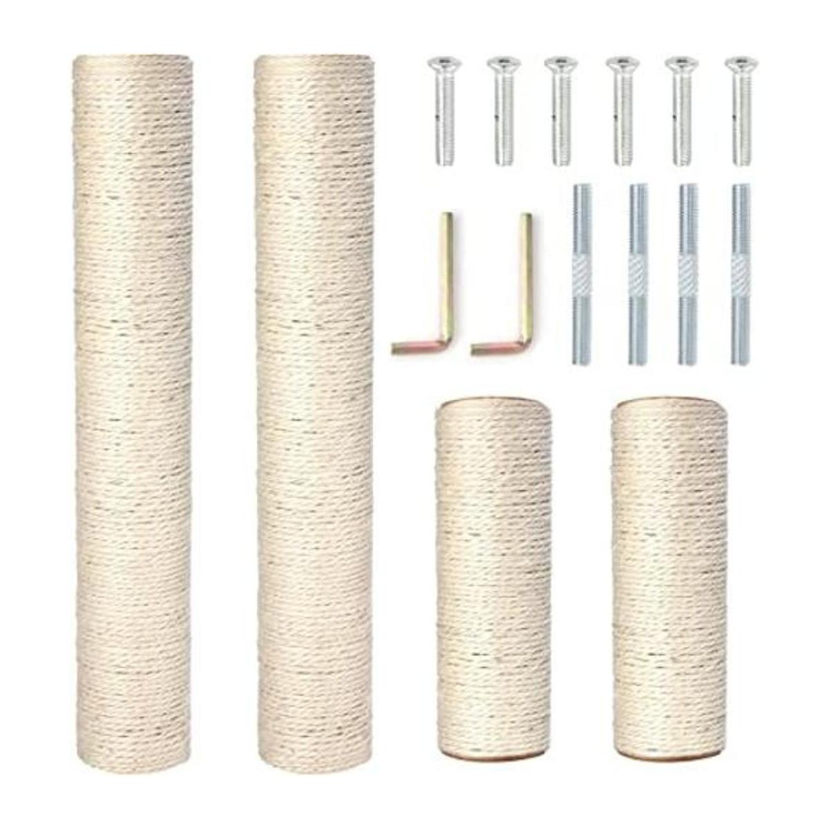 Barelove Cuerdas de sisal para gatos cordel natural para