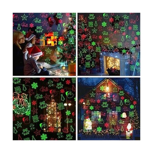 Luces láser de Navidad proyector de luces de Navidad_4