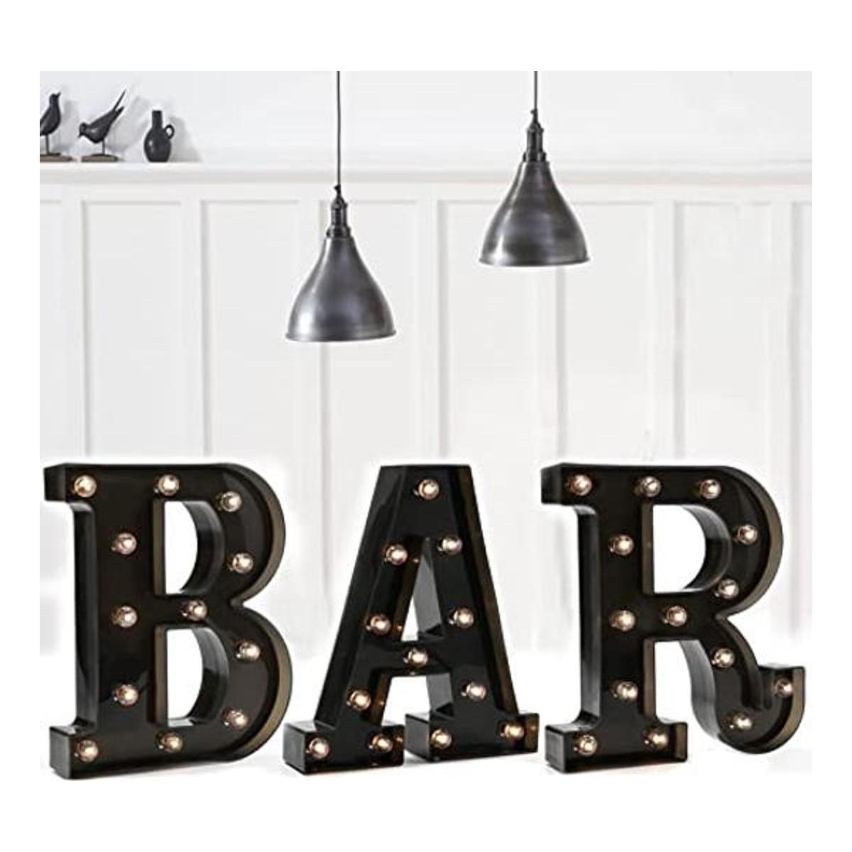 Oycbuzo Letras con iluminación Led letras del alfabeto
