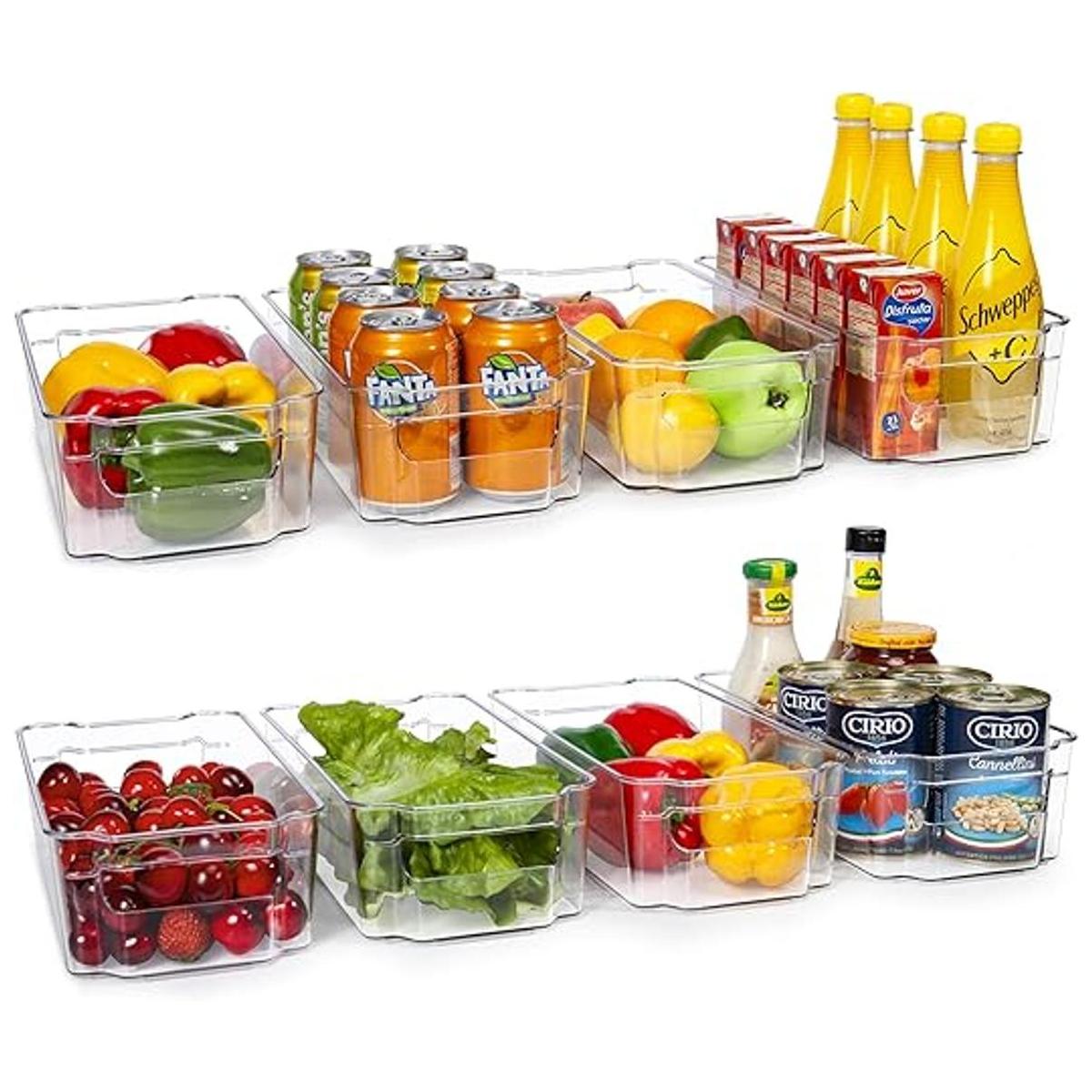 Hoojo 8 recipientes organizadores para refrigerador