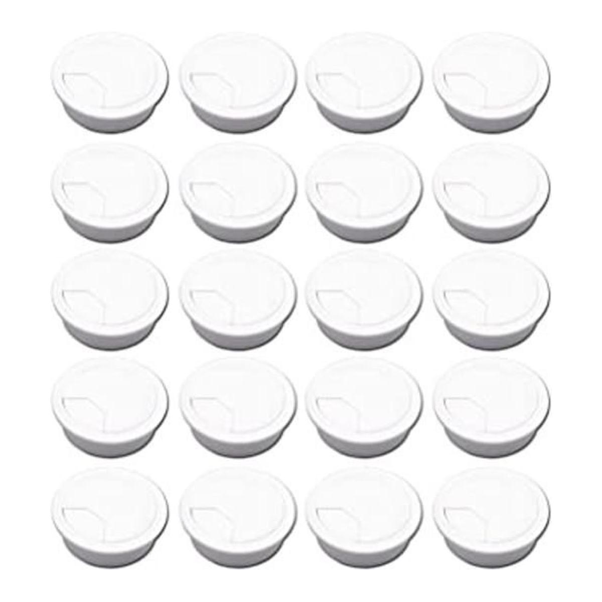 Quluxe 20 organizadores de cables de escritorio de