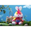 HollyHOME Conejo de Pascua de peluche con forma de