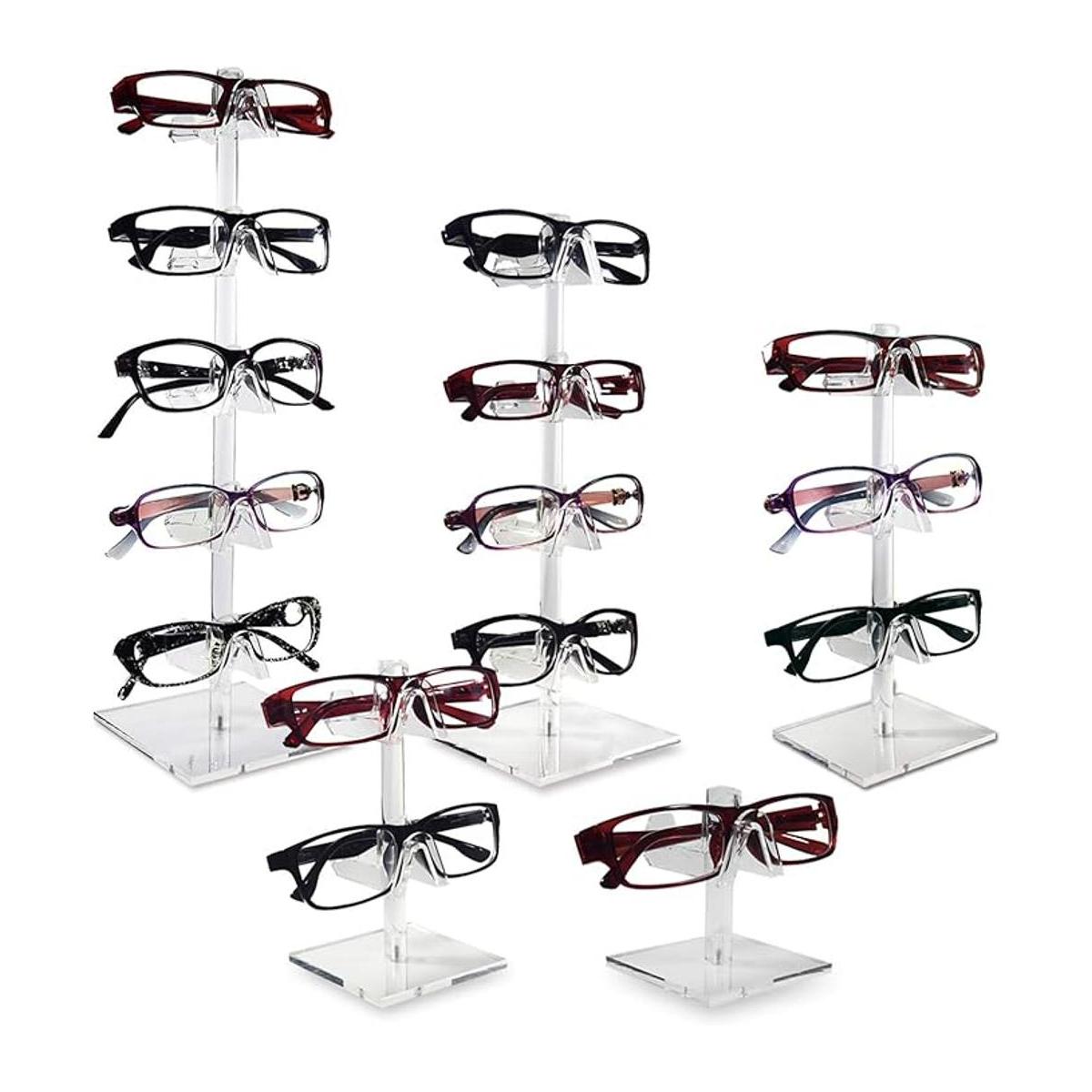 Mooca Soporte de acrílico para gafas de sol 5 unidades