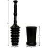 Master Plunger MP5003TB Kit de émbolo de baño con cubo