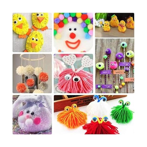 Kit de hilo para hacer pompones 4 piezas para hacer