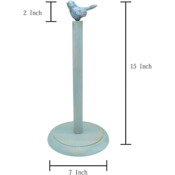 Bird Design Soporte para toallas de papel de madera_5