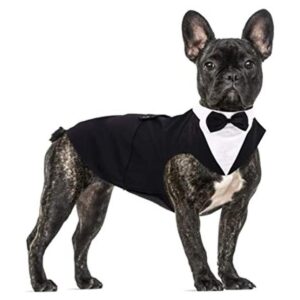 Traje de esmoquin formal para perros medianos y grandes