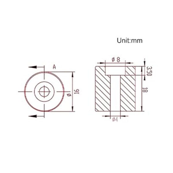 Befenybay 4 unidades de columna de nivelación de silicona_2