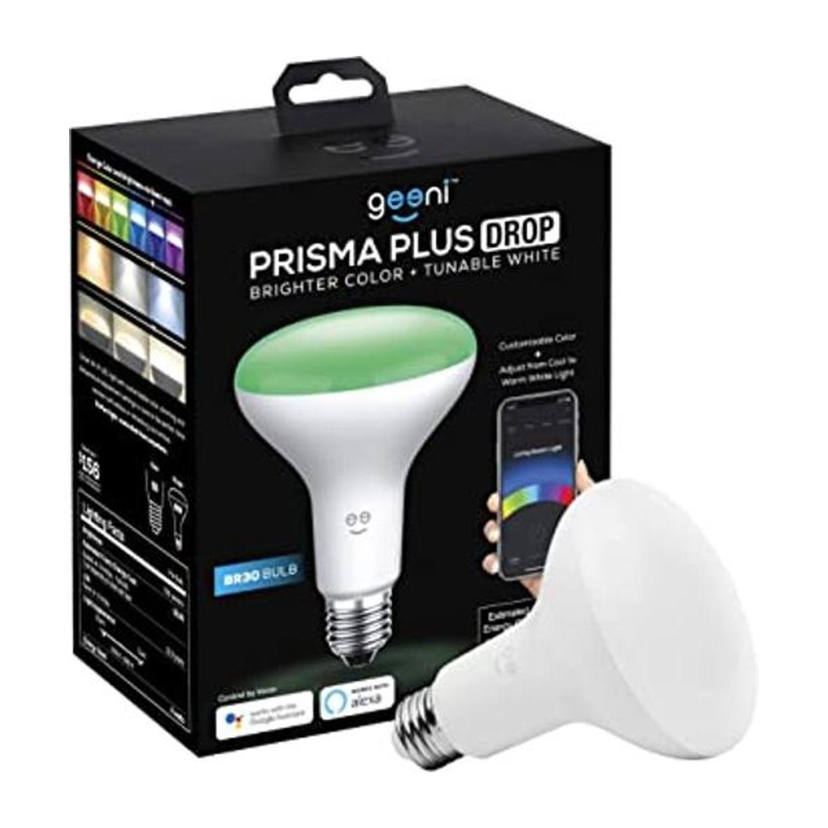 Geeni Prisma Drop Bombilla LED inteligente BR30 de 2700