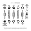 OEM TOOLS 22588 Destornillador multibroca 13 en 1_3